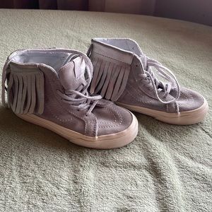 Vans size 13 little girls